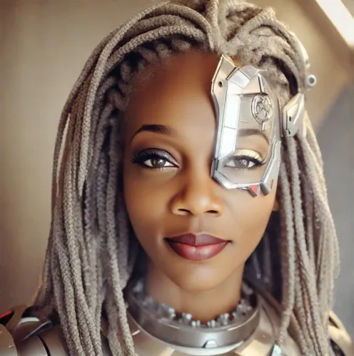 maria bayo,cyborg,artificial hair integrations,warrior woman,female warrior,african american woman,steampunk,african woman,voodoo woman,sci fi,cosplay image,orlova chuka,scifi,nigeria woman,female doctor,ai,sci-fi,sci - fi,dark elf,tiana