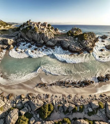 an aerial view of an island with a body of water,sardinia,arniston,rockpool,sardegna,salento,kythera,sea foam,saturnia,istria,rottnest island,rocky beach,shipwreck beach,rottnest,ikaria,sea water spla