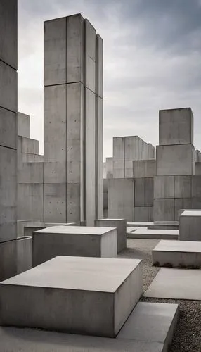 concrete blocks,holocaust memorial,langemarck,concrete slabs,salk,concrete construction,concrete,concreted,hejduk,brutalist,majdanek,concretized,corbu,breuer,siza,chillida,cement block,brutalism,abnegation,exposed concrete,Illustration,Retro,Retro 21