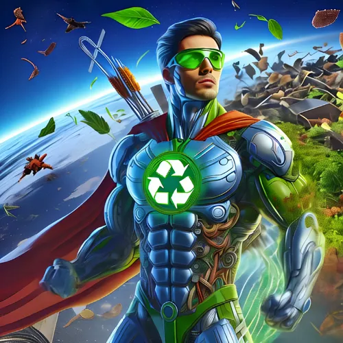 recycling world,superhero background,green lantern,eco,cleanup,waste collector,environmentally sustainable,patrol,plastic waste,recycle,earth day,recycle bin,aaa,environmentally friendly,green power,s