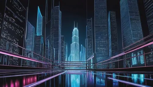 cybercity,futuristic landscape,metropolis,cybertown,cityscape,cyberport,futuristic,polara,cyberpunk,cityzen,cyberia,city at night,fantasy city,cyberscene,cyberworld,coruscant,hypermodern,tron,futuregen,cities,Conceptual Art,Oil color,Oil Color 13