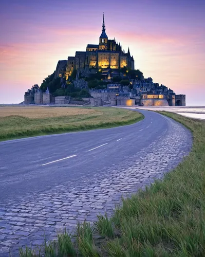 Mont Saint Michel (Mont-St. Michel), UNESCO World Heritage Site, Manche, Normandie (Normandy), France, Europe - 712-2008,mont st michel,mont saint michel,normandy,normandie region,clécy normandy,royal