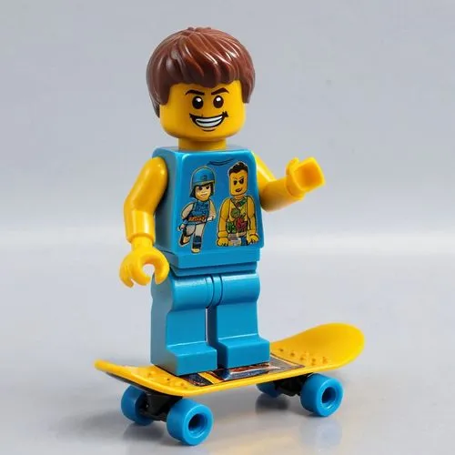 minifigure,skater,skateboarder,surfer,skateboards,skater boy,Unique,3D,Garage Kits