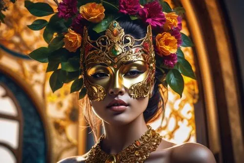 venetian mask,gold mask,golden mask,masquerade,oshun,headpieces,headdress,the carnival of venice,golden wreath,gold crown,masquerades,golden crown,sinulog dancer,masqueraders,headpiece,masquerading,baoshun,headdresses,headress,brazil carnival,Photography,Artistic Photography,Artistic Photography 08