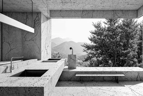 breuer,amanresorts,brutalist,corian,sketchup,corbu,zumthor,washbasin,concrete,chipperfield,modern minimalist bathroom,mies,archidaily,fallingwater,concrete slabs,concrete blocks,concrete construction,revit,washroom,luxury bathroom,Design Sketch,Design Sketch,Black and white Comic