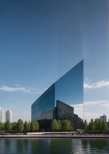 สร้างรูปเป็นเส้นตรงทั้งหมด เป็นกระจก สะท้อนสวยงามมืออาชีพ,glass facade,glass facades,glass building,glass wall,tianjin,structural glass,autostadt wolfsburg,zhengzhou,aschaffenburger,shenyang,powerglas