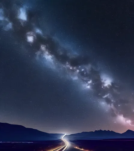 road to nowhere,night highway,the road,milky way,the milky way,long road,road of the impossible,light trail,open road,road,night sky,the way,milkyway,highway lights,the night sky,roads,highway,the roa