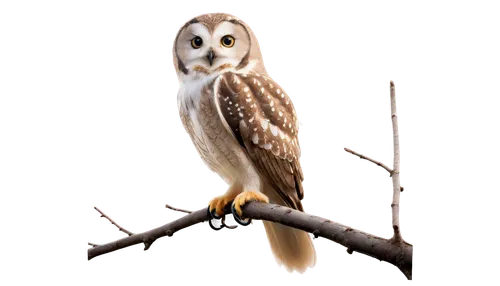 OWL, nocturnal bird, solo, white feathers, big round eyes, sharp beak, wings spread wide, perched on branch, moonlight shining, soft focus, cinematic composition, warm color tone, shallow depth of fie