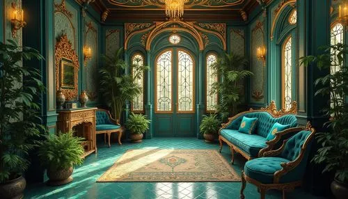 ornate room,victorian room,blue room,dandelion hall,conservatory,sitting room,interiors,alcove,hall of the fallen,sanctuary,livingroom,the threshold of the house,hallway,living room,royal interior,sanctum,waiting room,the throne,reading room,victorian,Photography,General,Realistic