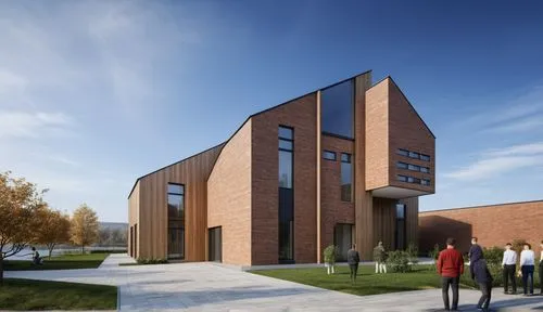 new housing development,school design,new building,corten steel,housebuilding,biotechnology research institute,archidaily,eco-construction,prefabricated buildings,metal cladding,new town hall,modern b