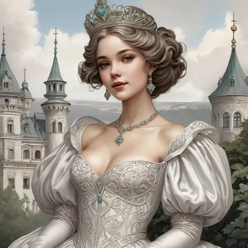 noblewoman,elizaveta,elizabet,principessa,shipka,yelizaveta,Illustration,Retro,Retro 08