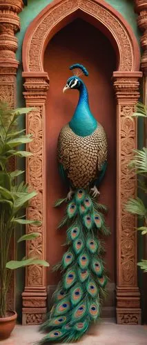 peacock,an ornamental bird,fairy peacock,ornamental duck,ornamental bird,male peacock,jagmohan,decoration bird,peacocks carnation,blue peacock,indian peafowl,pavo,bird kingdom,heacock,meenakshi,renderman,pfau,tropical bird,dori,asian bird,Illustration,Japanese style,Japanese Style 15