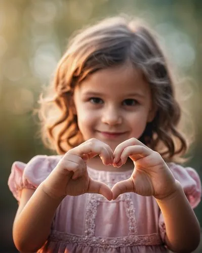 a little girl makes a heart sign with his fingers,little girl in pink dress,cute heart,heart in hand,heart with hearts,golden heart,heart,heart clipart,handing love,warm heart,heart with crown,heart s