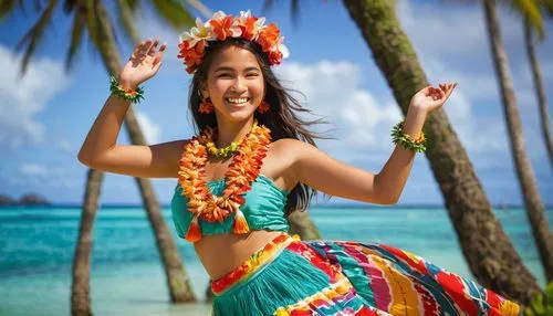 polynesian girl,hula,luau,polynesian,tahiti,moana,aloha,cook islands,bora-bora,ethnic dancer,sinulog dancer,south pacific,polynesia,filipino,great prints philippines,samoa,philippines php,lei,miss vietnam,moorea,Art,Artistic Painting,Artistic Painting 35