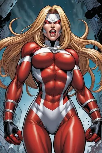 ronda,amora,red super hero,maximoff,madelyne,namora,Illustration,American Style,American Style 13