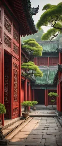 dojo,hanhwa,hall of supreme harmony,sanshui,asian architecture,kyoto,tianxia,gyeongbokgung,fengshui,chuseok,qibao,wudang,gyeongbok palace,baoqing,wuyuan,gyeongbok,qingcheng,yonghai,xishui,hyang garden,Illustration,Realistic Fantasy,Realistic Fantasy 44