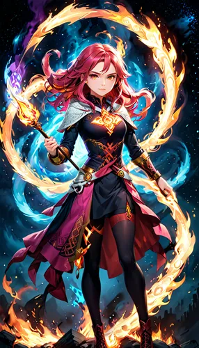 fire siren,scarlet witch,flame robin,fire lily,fire angel,flame spirit,fire background,fire devil,dancing flames,fire poker flower,show off aurora,elza,fire artist,fire master,goddess of justice,sorceress,fire poi,minerva,starfire,medusa gorgon,Anime,Anime,General