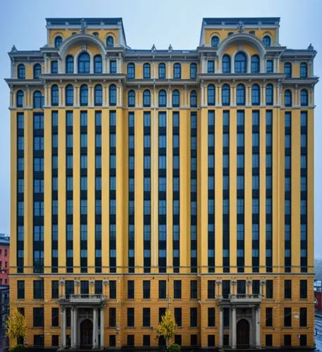 an old building with windows and white columns,rotana,largest hotel in dubai,caesars palace,kempinski,borgata,mgimo,Photography,General,Realistic