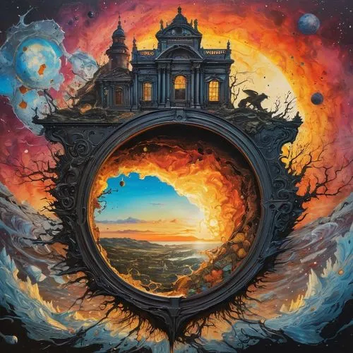 pralaya,prog,pillar of fire,door to hell,aeterna,samuil,testament,inferno,portal,rosicrucianism,cimarosa,samsara,avantasia,oracular,firewind,ozma,fire ring,pyre,burning earth,ring of fire,Art,Classical Oil Painting,Classical Oil Painting 31