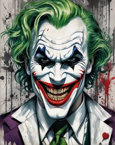 joker,wason,jokers,creepy clown,scary clown,clown,klown,horror clown,arkham,it,jokerit,pennywise,villified,mistah,psychopathic,ledger,psychopathological,bozo,clowned,mcmellon,Conceptual Art,Oil color,Oil Color 24