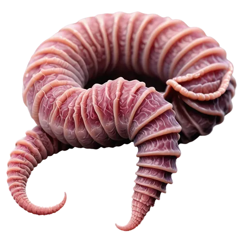 Worm, pinworm, stool sample, magnified view, detailed texture, brownish-pink color, segmented body, tiny legs, microscopic, high-contrast lighting, shallow depth of field, realistic rendering, 4K reso