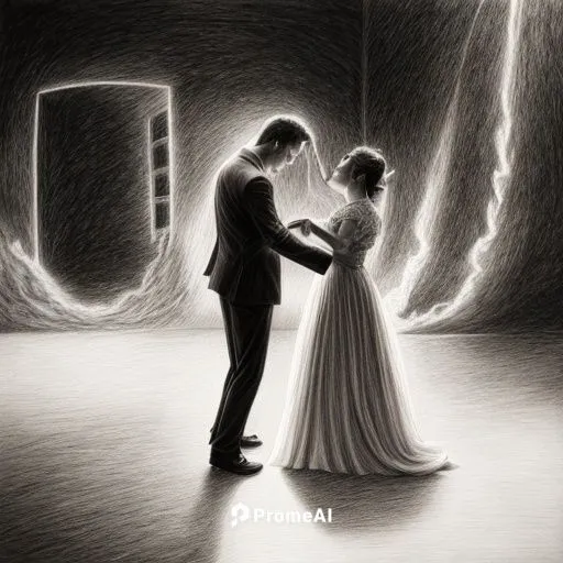 pencil drawing of slow dancing in a burning room,wedding photo,wedding couple,dancing couple,ballroom dance,silver wedding,bride and groom,wedding photographer,chalk drawing,wedding frame,wedding phot