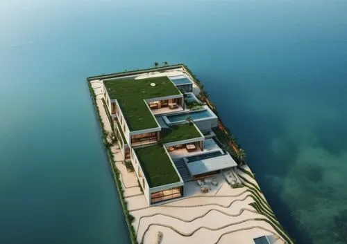 houseboat,infinity swimming pool,stiltsville,floating over lake,floating island,house with lake,Photography,General,Realistic