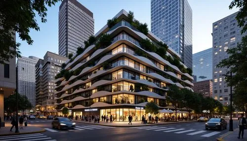 kimmelman,tishman,adjaye,associati,andaz,escala,glass building,bobst,french building,hearst,vinoly,gronkjaer,hotel w barcelona,reclad,costanera center,samaritaine,glass facade,bjarke,contemporaine,damrosch