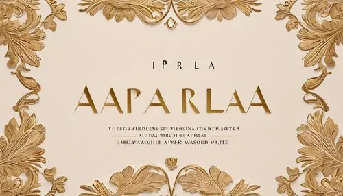 Aprila font, elegant typography, serif font, luxurious feel, golden metallic texture, ornate details, Victorian-era inspired, intricate lines, floral patterns, curly cues, sophisticated atmosphere, hi