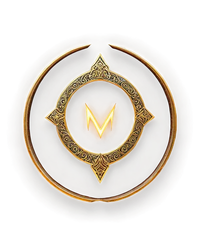 mage symbol, magical circle, intricate patterns, golden lines, mystical aura, glowing runes, dark background, spotlight effect, dramatic shadows, high contrast, cinematic composition, 3D rendering.,va