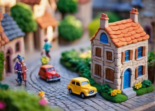 miniature house,miniaturist,dolls houses,dollhouses,townscapes,miniaturised,miniature figures,playmobil,toytown,miniaturize,lego city,townscape,escher village,microstock,micropolis,blocks of houses,wooden houses,miniature cars,ravensburger,miniaturization,Unique,3D,Clay