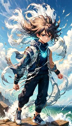 little girl in wind,the wind from the sea,wind warrior,wind wave,ocean background,sea god,kite boarder wallpaper,wind,wind machine,winds,god of the sea,ocean,azure,windy,sea,background images,wind edge,wind finder,the endless sea,poseidon,Anime,Anime,General