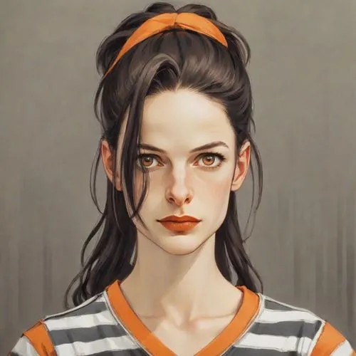 girl portrait,portrait of a girl,digital painting,clementine,fantasy portrait,woman portrait,retro girl,young woman,world digital painting,geisha,artist portrait,retro woman,romantic portrait,portrait background,illustrator,bloned portrait,face portrait,geisha girl,vanessa (butterfly),orange,Digital Art,Comic