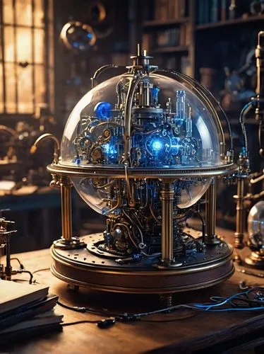 orrery,christmas globe,armillary sphere,clockmaker,crystal ball,globe,globes,terrestrial globe,watchmaker,the globe,crystal ball-photography,glass sphere,music box,3d fantasy,terrarium,snowglobes,scientific instrument,snow globes,steampunk,spheres,Conceptual Art,Oil color,Oil Color 21