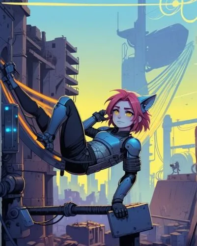 kallen,maeve,gaige,transistor,leela,meka,Illustration,Vector,Vector 10