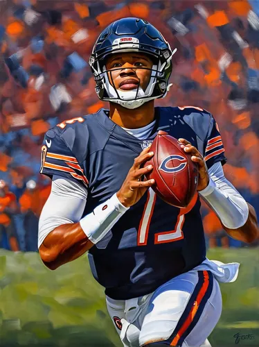 the bears,quarterback,bears,cobb,oil on canvas,the fan's background,hue,nada3,teddy,cam,baker,desktop wallpaper,el capitan,vj,bear bow,young goat,desktop background,hd wallpaper,oil painting on canvas,passer,Conceptual Art,Oil color,Oil Color 22