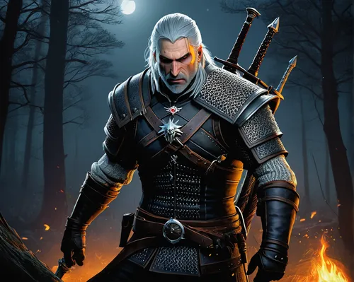 witcher,massively multiplayer online role-playing game,heroic fantasy,cullen skink,dark elf,carpathian,game illustration,male elf,android game,templar,warlord,fantasy warrior,male character,lone warrior,dane axe,blacksmith,fantasy art,alaunt,fantasy picture,krad,Conceptual Art,Daily,Daily 14