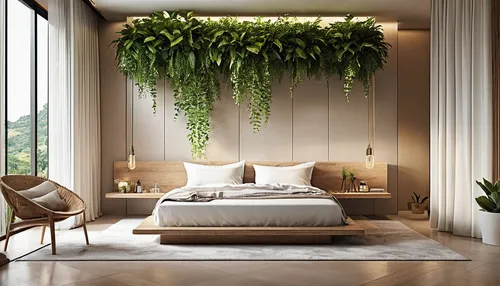 Organic Interior +

Organic interior design style is a celebration of nature's inherent beauty, seamlessly blending the organic elements of the outdoors with the comforts of indoor bedroom Characteriz