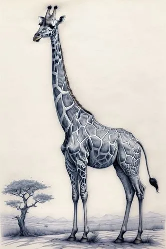 giraffidae,giraffe,two giraffes,giraffes,serengeti,camelid,guanaco,straw animal,reconstruction,longneck,long neck,whimsical animals,terrestrial animal,anthropomorphized animals,geometrical animal,two-humped camel,circus aeruginosus,line art animals,savanna,landmannahellir,Illustration,Black and White,Black and White 07