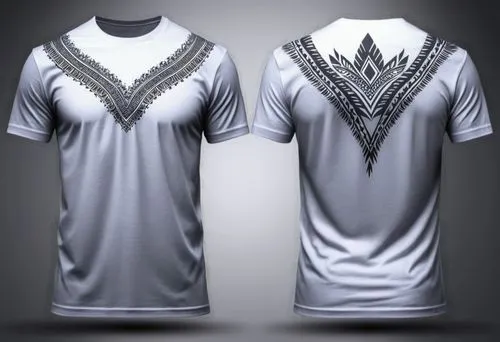 t shirt front and back, blach and white color, design tribal,titane design,long-sleeved t-shirt,ethnic design,sports jersey,barong,martial arts uniform,vestment,gradient mesh,designs,fractal design,de