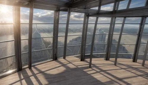 the observation deck,observation deck,observation tower,lookout tower,penthouse apartment,fire tower,skyscapers,structural glass,top of the rock,sky apartment,sky city tower view,hudson yards,glass panes,daylighting,glass roof,window with sea view,sydney tower,sky tower,scheveningen,dialogue window,Common,Common,Natural