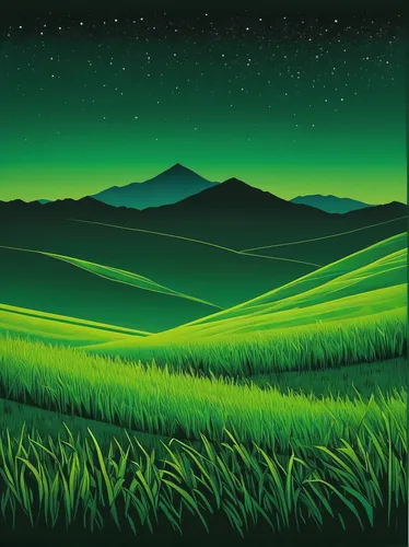 green landscape,green fields,green wheat,barley field,green grain,ricefield,straw field,landscape background,green aurora,yamada's rice fields,wheat field,wheat crops,green meadow,wheat fields,salt meadow landscape,sweetgrass,grasslands,green grass,arrowgrass,green valley,Illustration,Realistic Fantasy,Realistic Fantasy 36