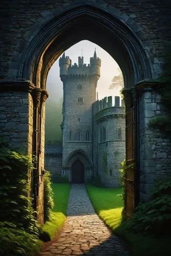 castleguard,medieval castle,gatehouses,castles,castle of the corvin,nargothrond,blackgate,castlelike,castellated,castel,castle,beleriand,fairy tale castle,knight's castle,llanthony,morgause,pointed arch,forteresse,brehon,templar castle,Illustration,Vector,Vector 11