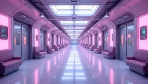 spaceliner,spaceship interior,corridors,ufo interior,tgv,corridor,hallway space,hallway,cinema 4d,passage,hyperspace,metro,train tunnel,train way,aisle,metru,pink vector,ttc,maglev,vapor,Photography,General,Realistic