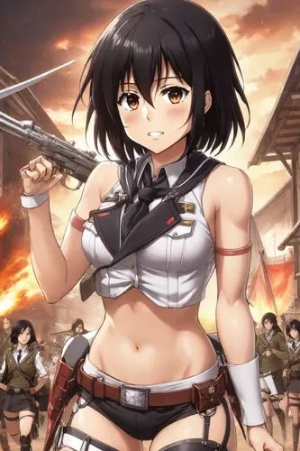 peni,misasagi,ilsa,yamashiro,kitakami,tenryu,akizuki,shimei,eugen,mogami,kuribayashi,yanmei,katyusha,anri,fubuki,yongmei,gi,mutsu,tenri,shigure,Digital Art,Anime