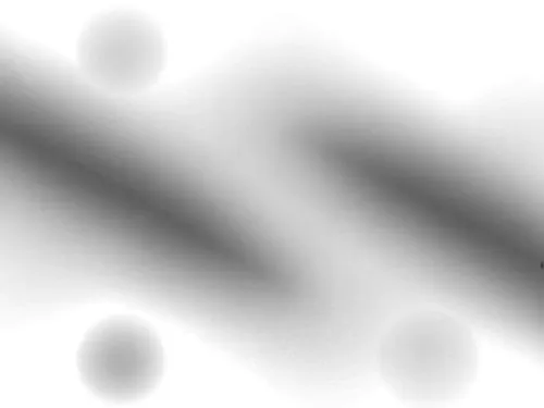 a blurry image of some white circles,anisotropic,microfluidic,wavefunction,quasiparticle,gaussian,excitons,Design Sketch,Design Sketch,Rough Outline