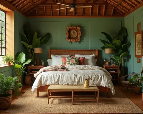 tropical greens,bedroom,guest room,bedrooms,great room,cabana,Photography,Documentary Photography,Documentary Photography 01