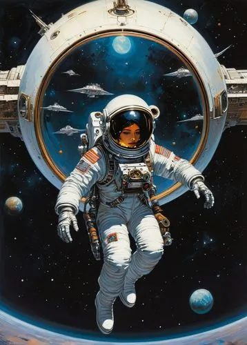 spacewalks,spacewalk,space walk,space art,spacesuit,astronauts,astronautics,astronaut,astronaut helmet,astronaut suit,sci fiction illustration,cosmonaut,space suit,space-suit,cosmonautics day,space tourism,spaceman,spacefill,space craft,space travel,Illustration,Realistic Fantasy,Realistic Fantasy 06