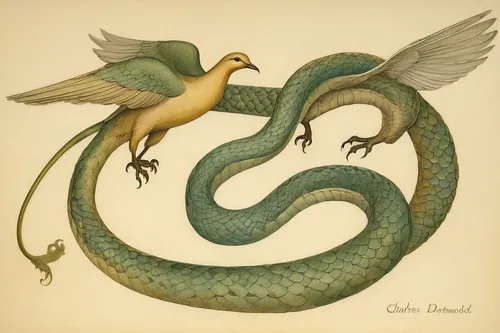 quetzal,constellation swan,green-tailed emerald,basilisk,doubletail,tropical bird climber,anatidae,an ornamental bird,gonepteryx cleopatra,belostomatidae,bird illustration,the zodiac sign pisces,emerald lizard,ornamental bird,cyprinidae,chloris chloris,old world oriole,riodinidae,whimsical animals,limnephilidae,Illustration,Retro,Retro 19