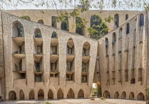 monastery israel,sagrada familia,iranian architecture,qasr al watan,university al-azhar,abbaye de belloc,qasr amra,palma,famagusta,qasr al kharrana,alhambra,caravansary,umayyad palace,caravanserai,celsus library,alcazar of seville,persian architecture,christ chapel,hala sultan tekke,palma de mallorca